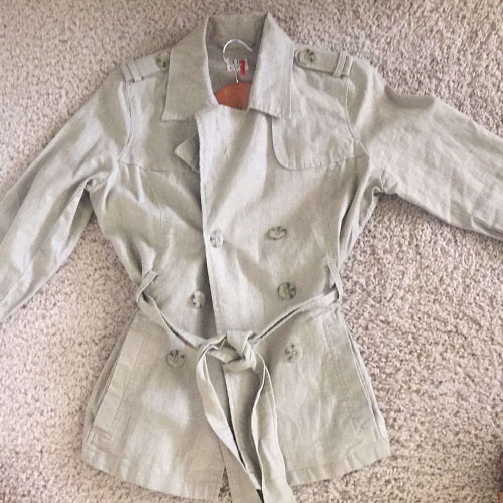 Linen spring fall jacket